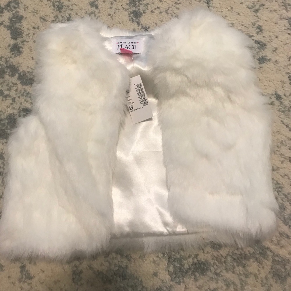Girl faux vogue vest